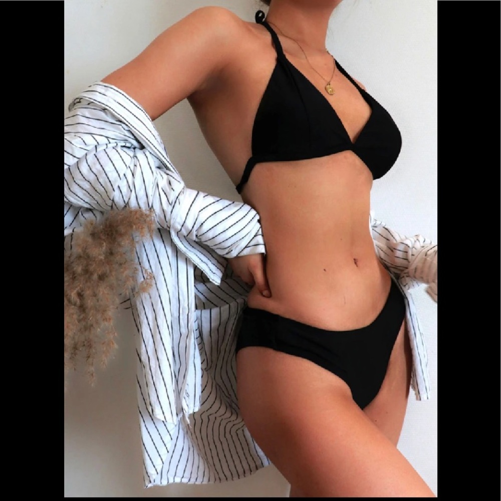 Solid Halter Bikini